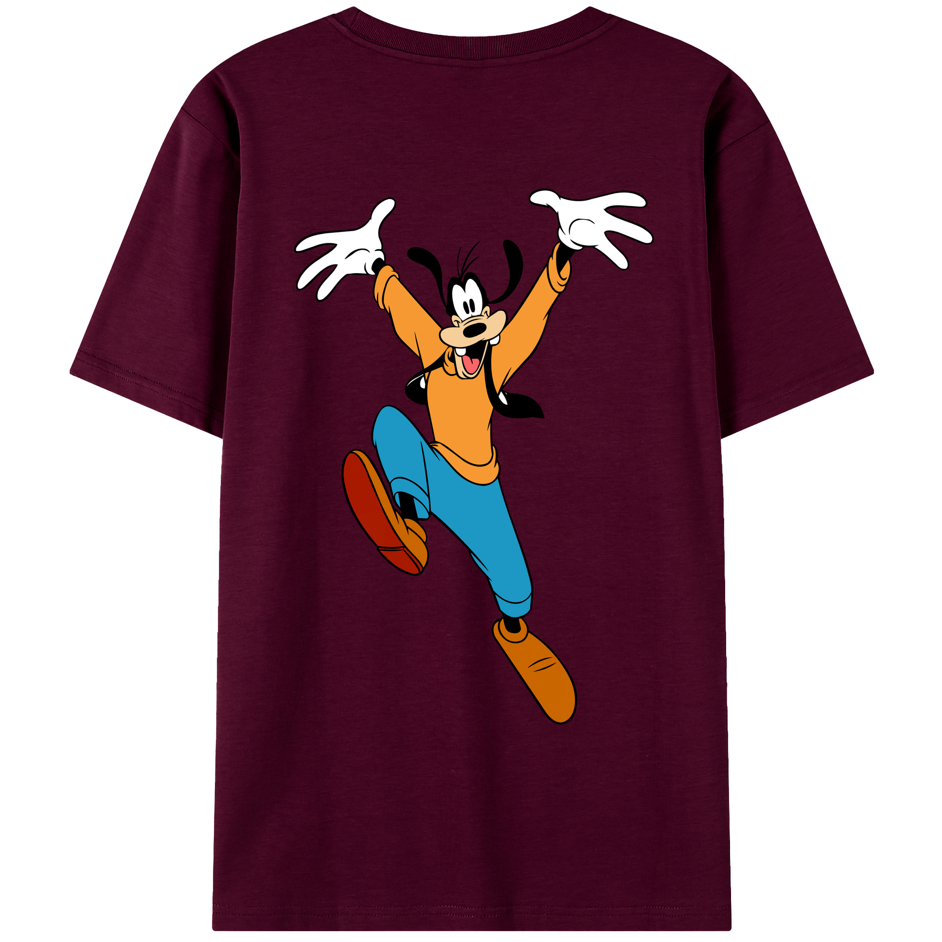 （画像用） ミッキーマウス Mickey Mouse レディース半袖Tシャツ(バックプリント)